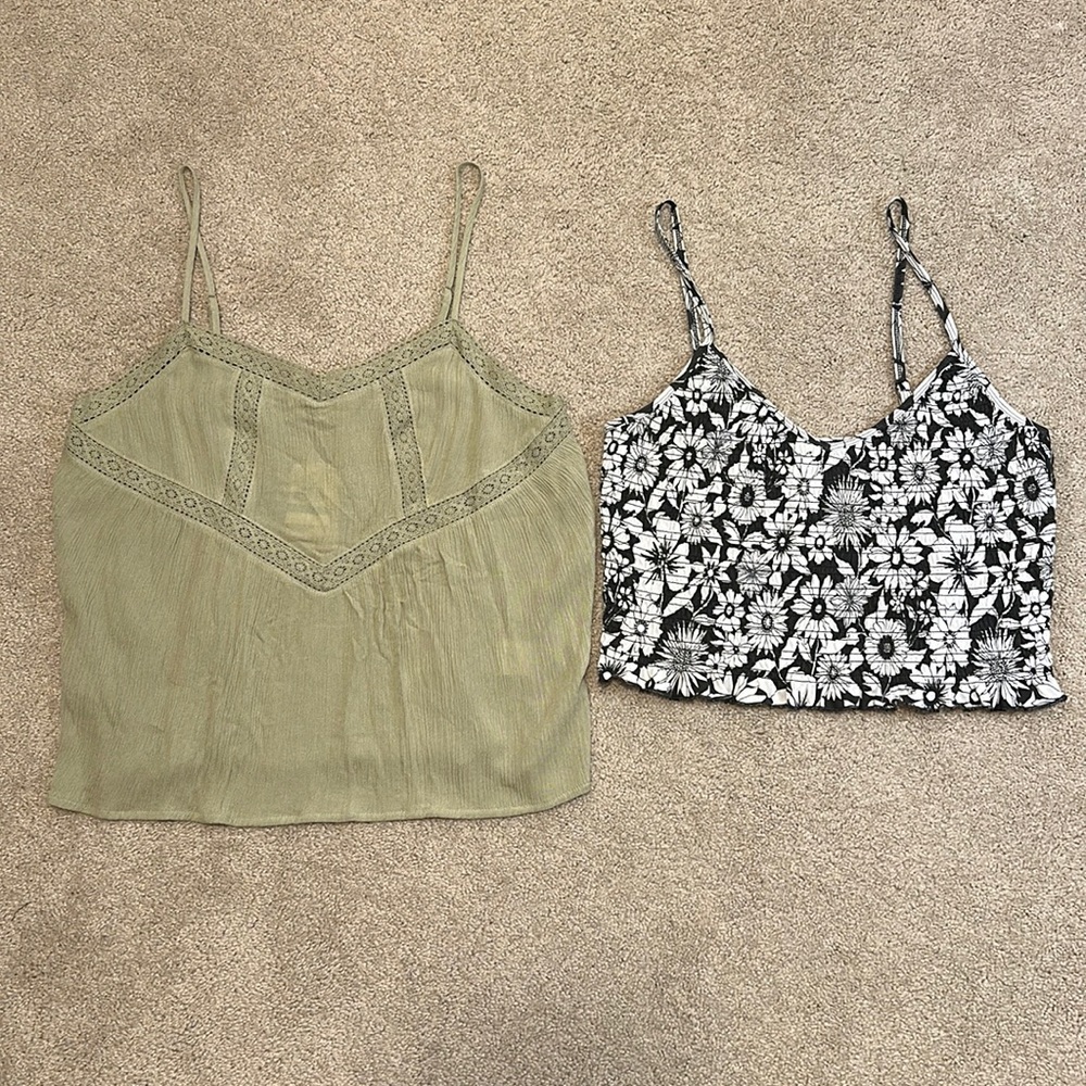2 pc Boho tank top bundle Large